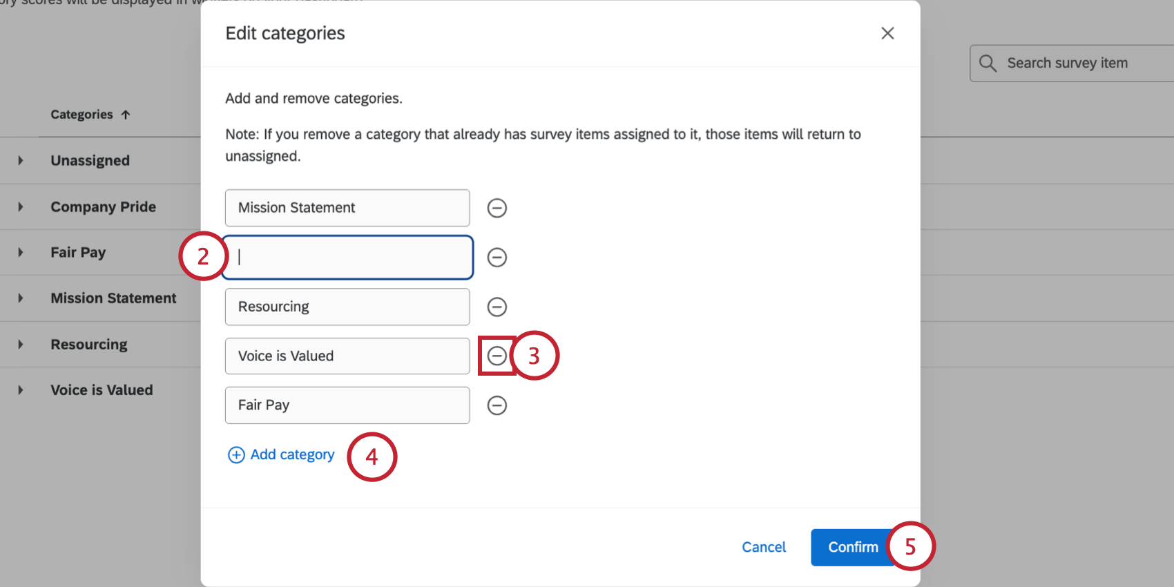 managing categories