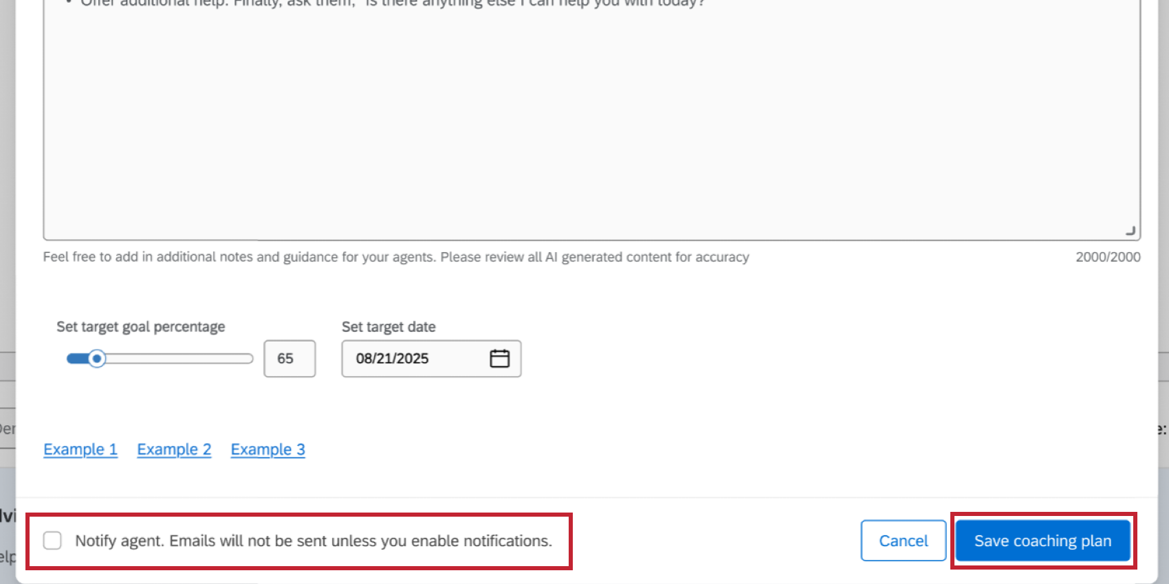 enabling the notification settings