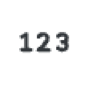 the icon for a number scale question