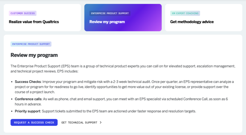 review my program colorful tile in the my services section