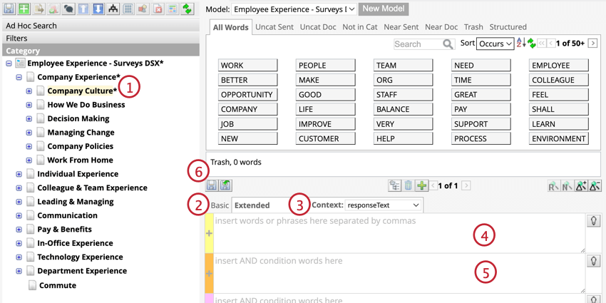 Steps for doing a context rule and adding a category