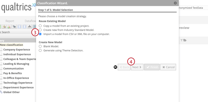 import a model from a csv