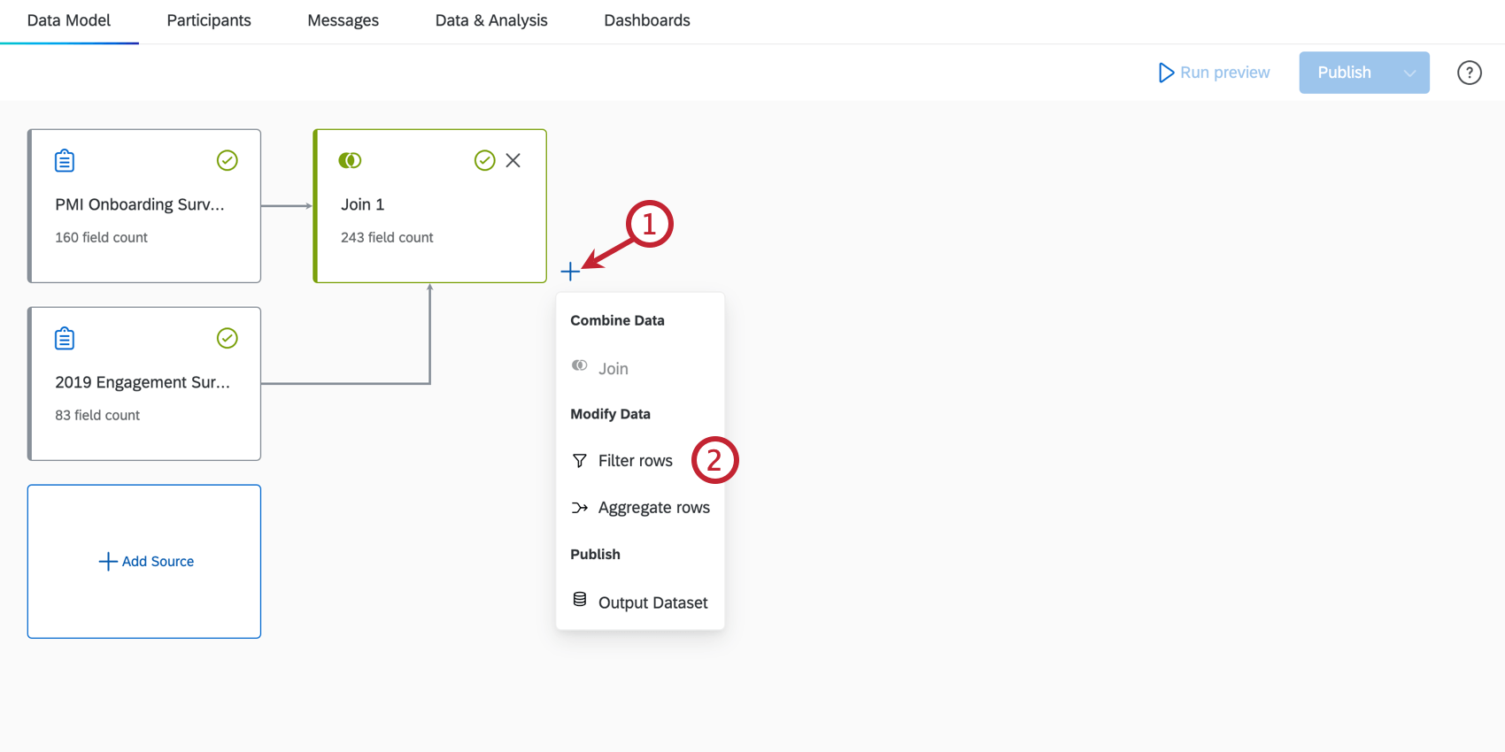 Agregar un filtro dentro del modelo de datos