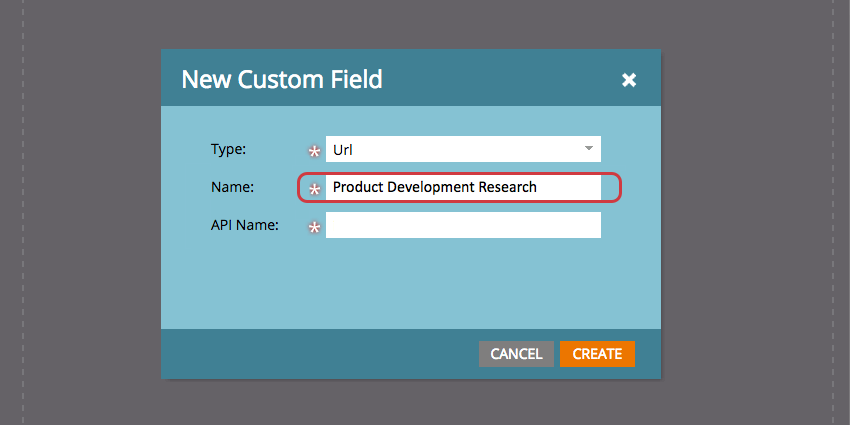 Enter Field Name