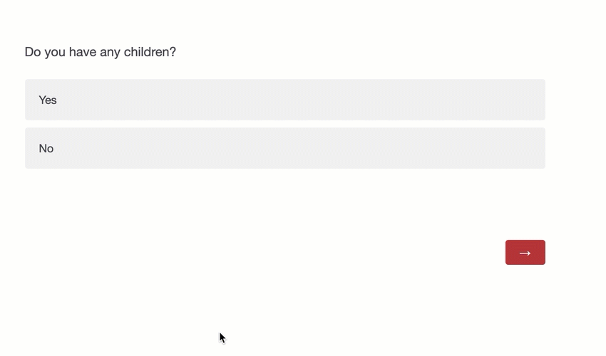a GIF showing in page display logic in action