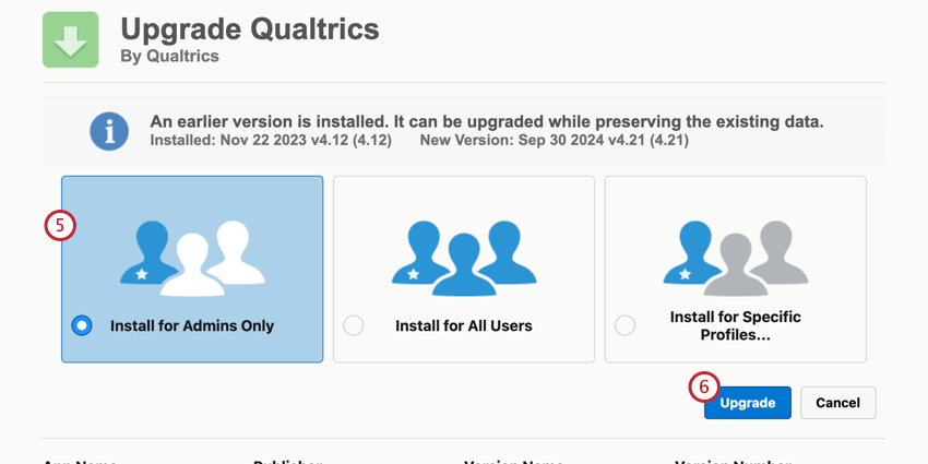 Select the admin only option in the installation wizard