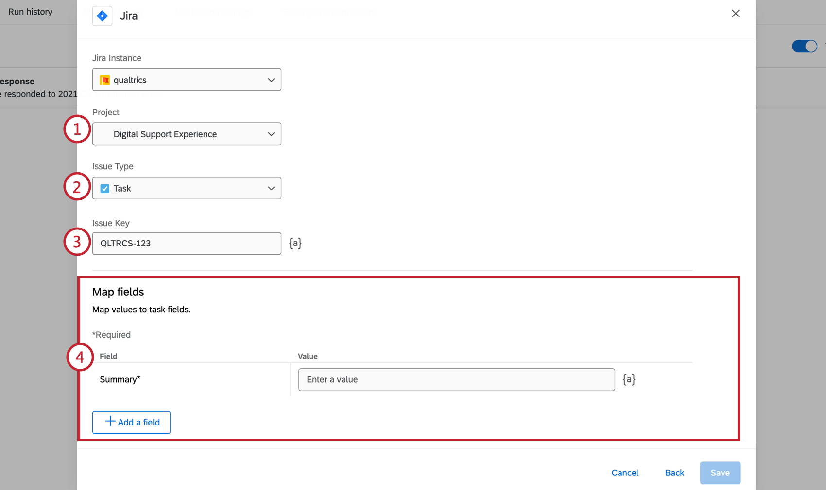 Configurare i campi per i problemi di Jira