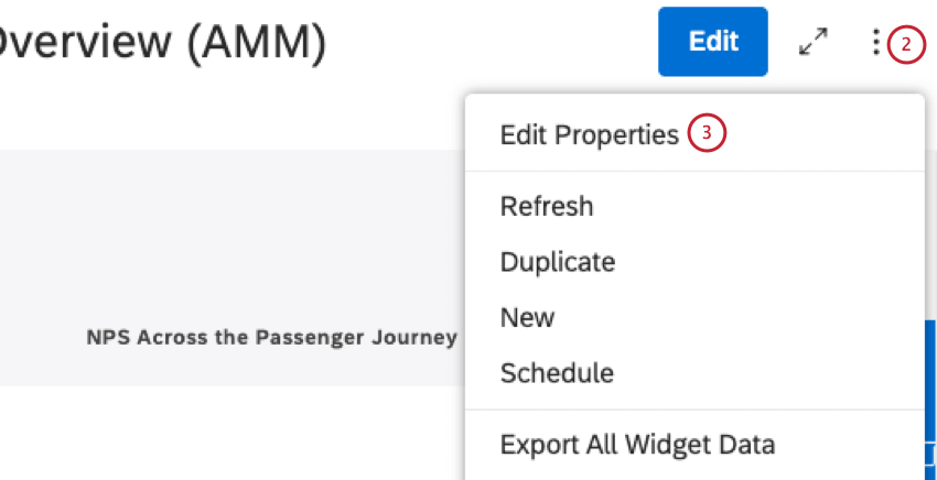 Eigenschaftenoption im Dropdown-Menü bearbeiten