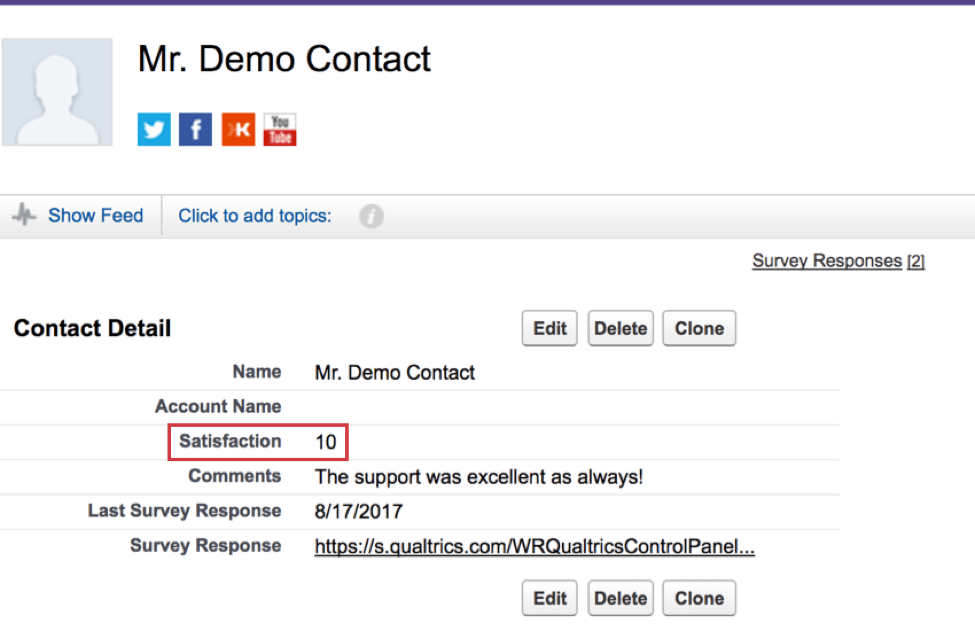 Kontakt in Salesforce