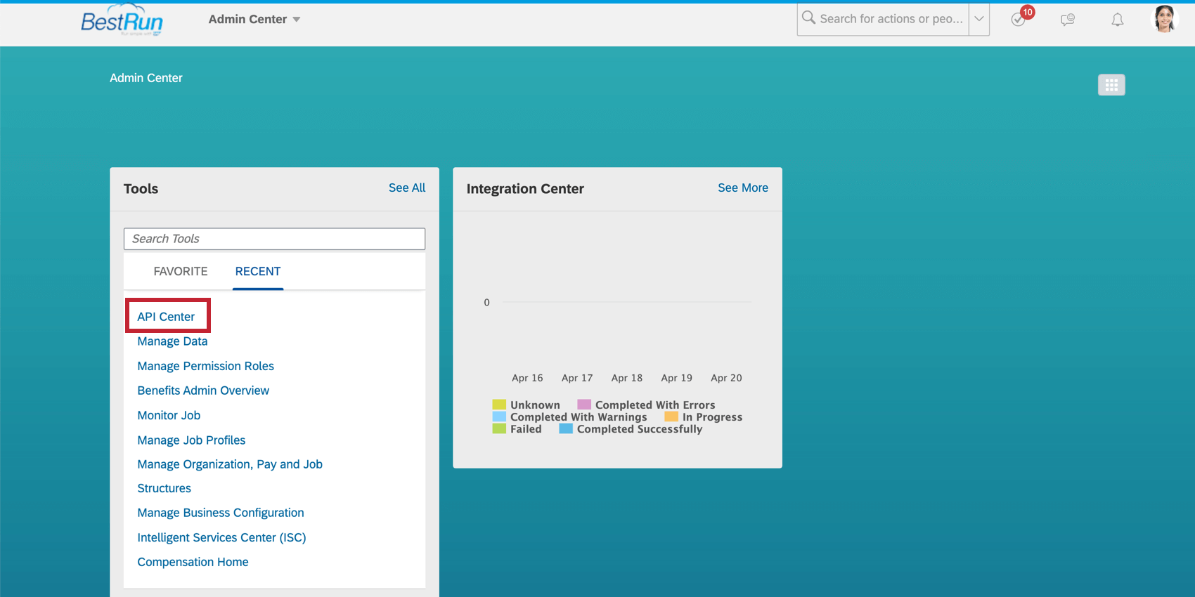 Centre API de Successfactors