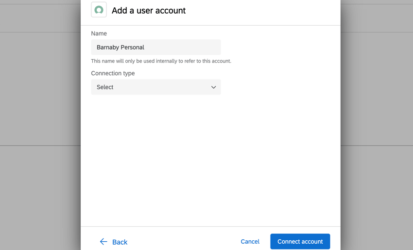 como adicionar uma nova conta do servicenow