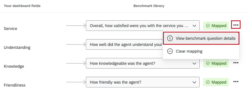viewing additional benchmark question details