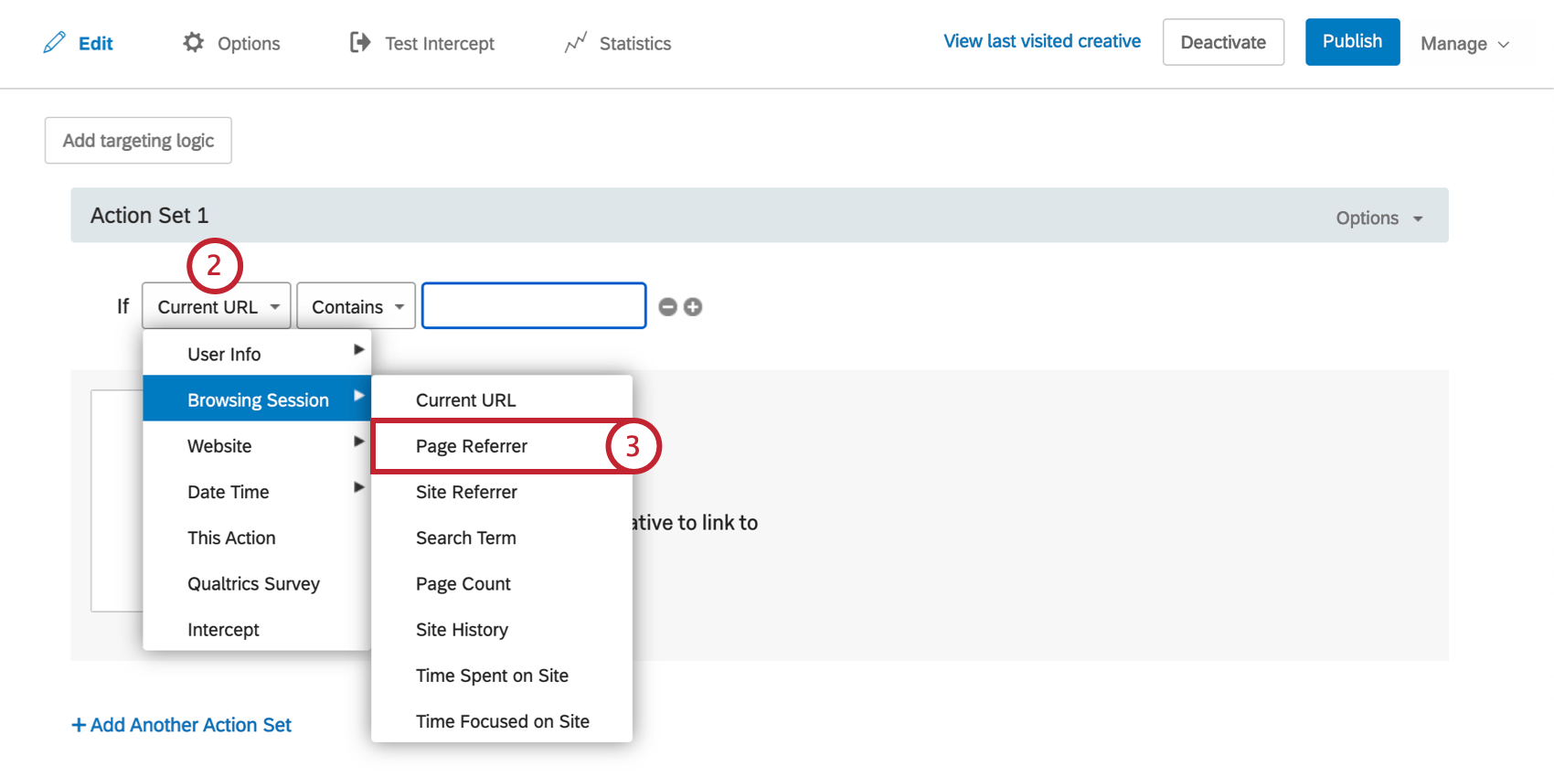 Browsing Session Page Referrer