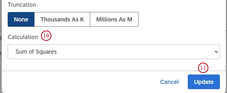 Calculation: Sum of squares