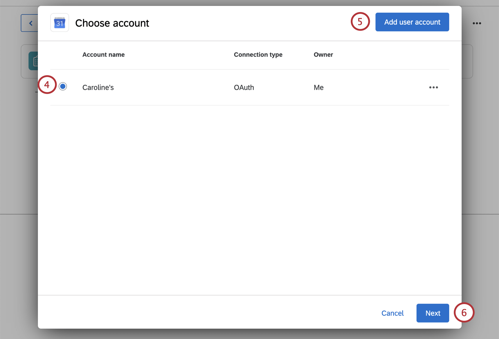 scegliere un account google o aggiungerne uno nuovo