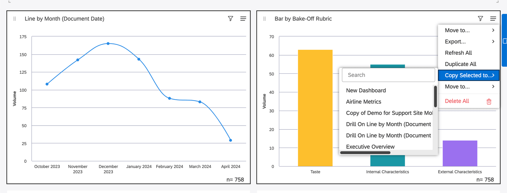 copying multiple widgets to another dashboard