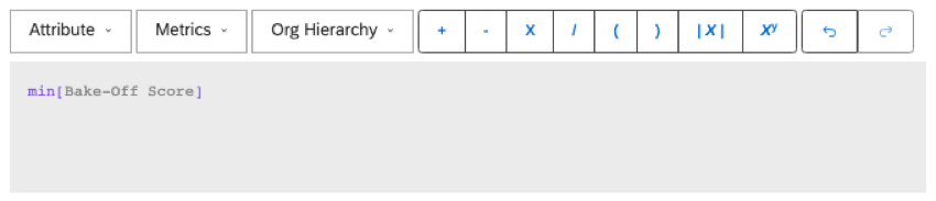 minimum of a score