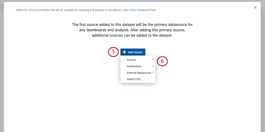 add source button center of new window
