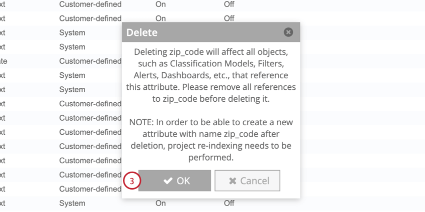 Wählen Sie im Dialogfenster "OK".