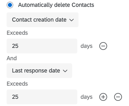adding multiple criteria for deleting contacts