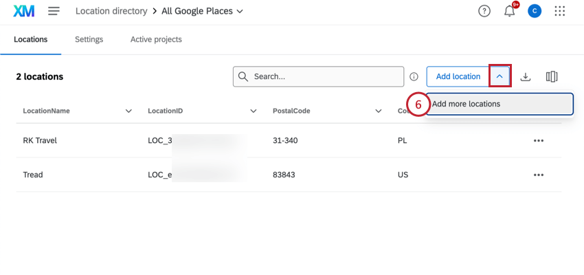 hochladen der aktualisierten Datei in Qualtrics