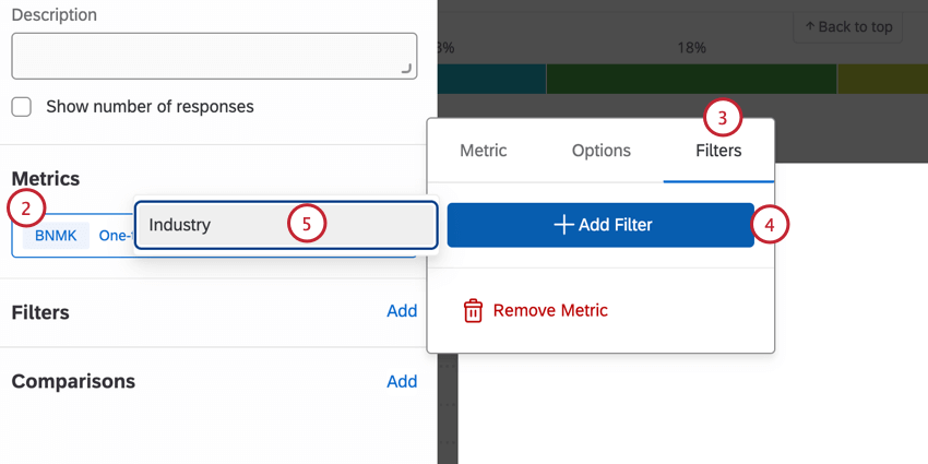 adding filters to a benchmark