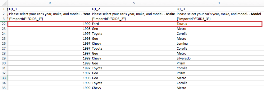 csv of same drill down data, but in choice text format