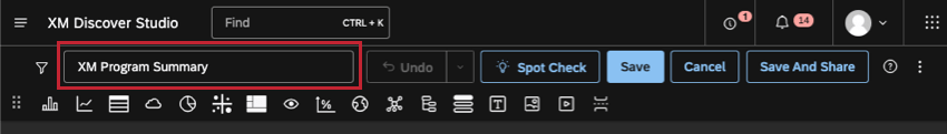 Renomear a parte superior esquerda de um dashboard
