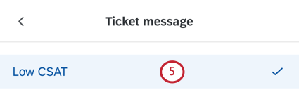 Auswahl der Ticket
