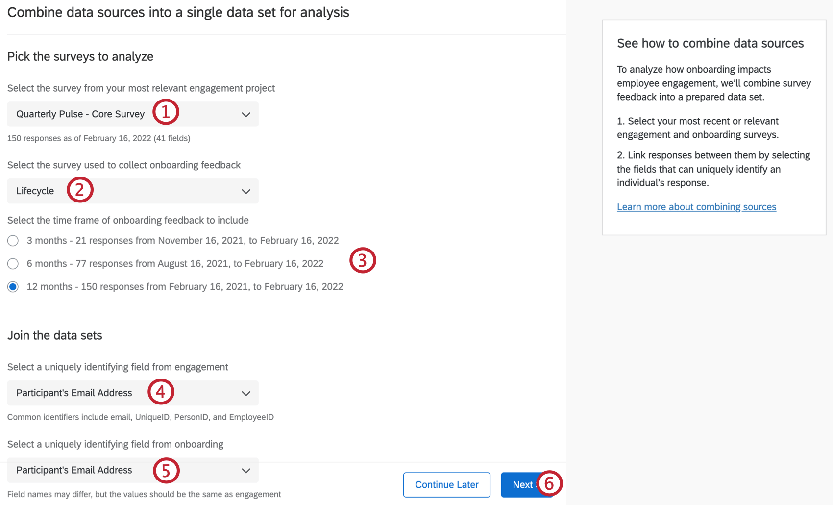 seleção de pesquisas para análise