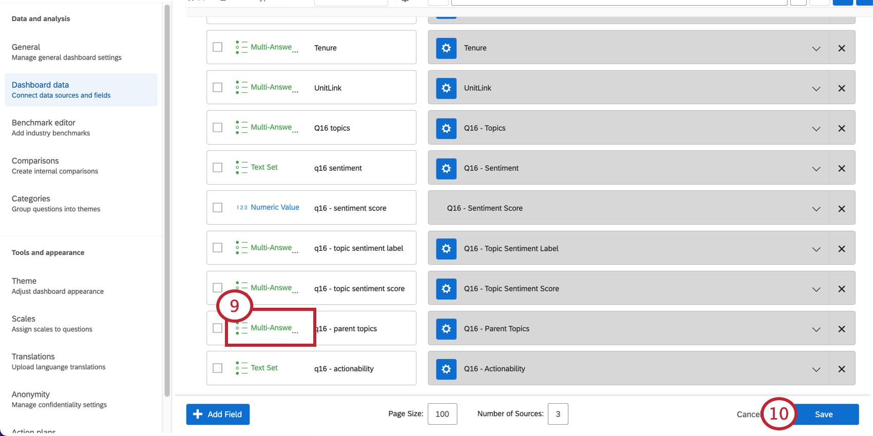 Changing field type and saving changes