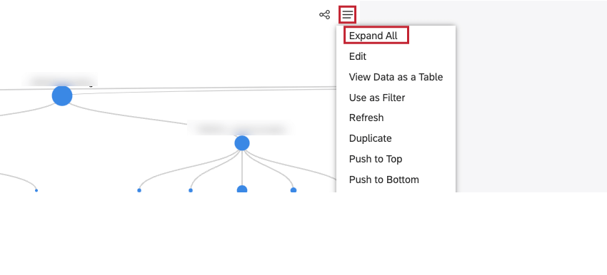 You can click the Widget Options menu in the top-right corner of the widget and click Expand All to show an entire tree.