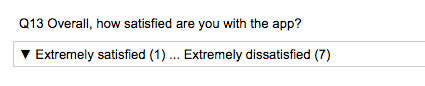 A dropdown in a Word document
