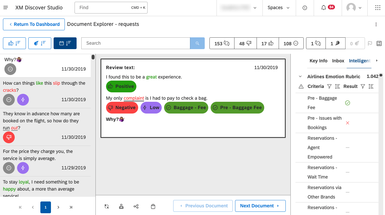Click Open Full Page to open Document Explorer and view interactions in full-page mode.