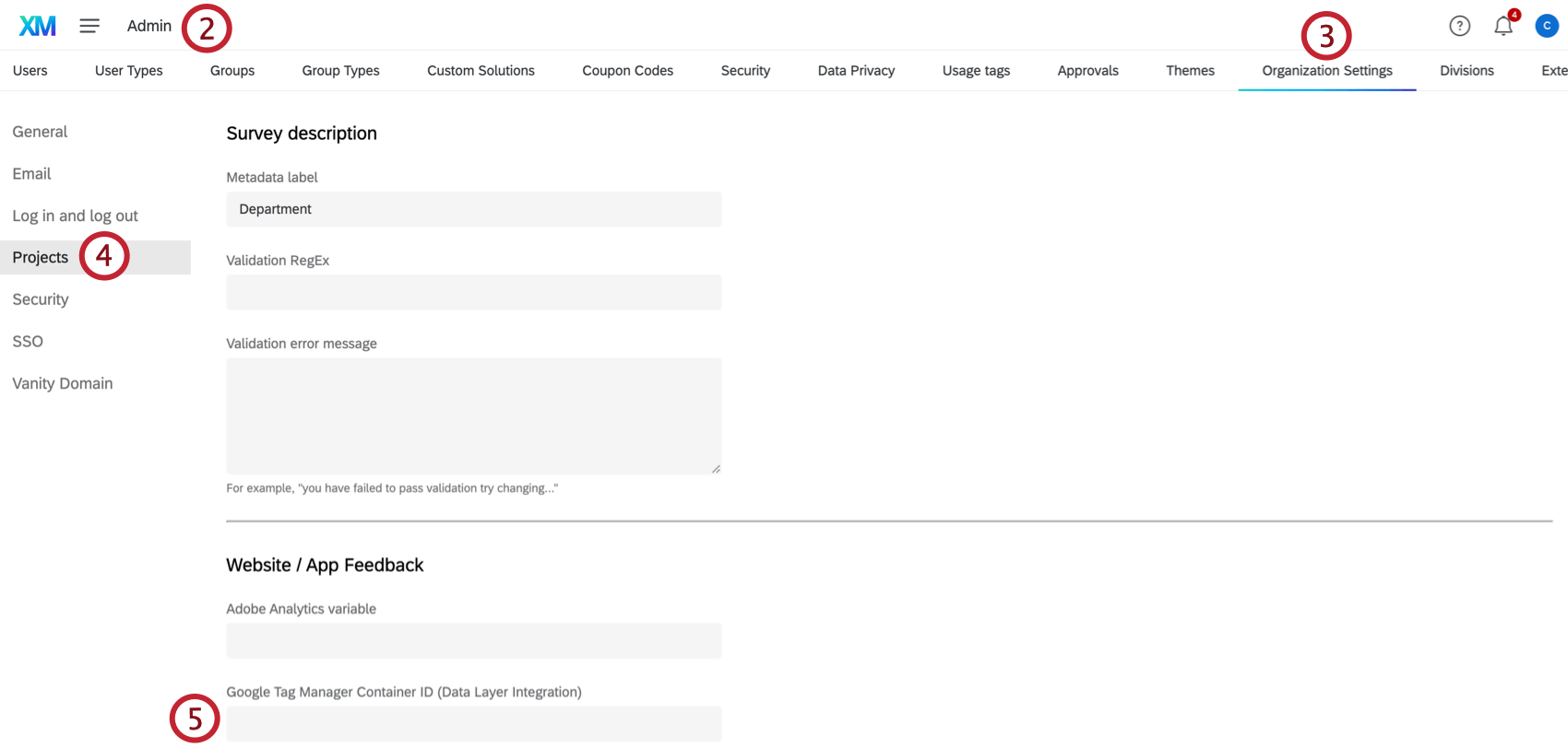 ajout de lidentifiant google tag dans les paramètres de lorg dans longlet admin