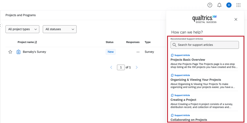 la recherche darticles sur le site de support qui apparaît pour les comptes FedRAMP