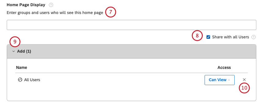 configurare una home page