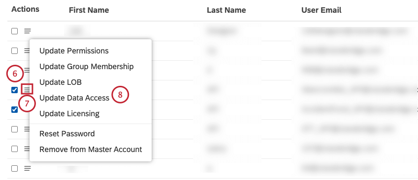 Select Update Data Access
