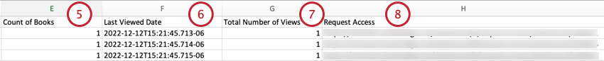columns in the widget version report