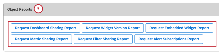 object report types