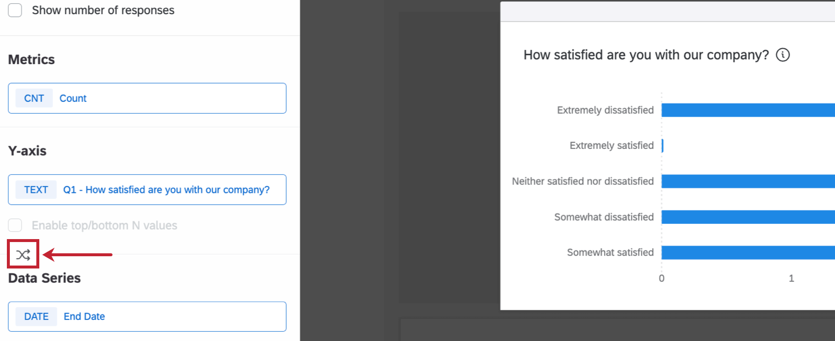 transpose button within a widget