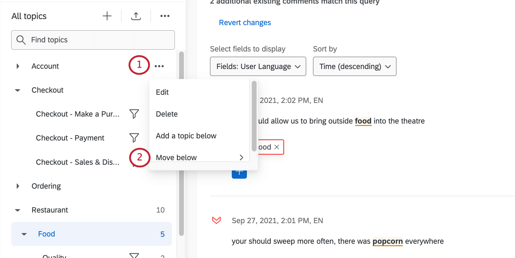 moving a topic
