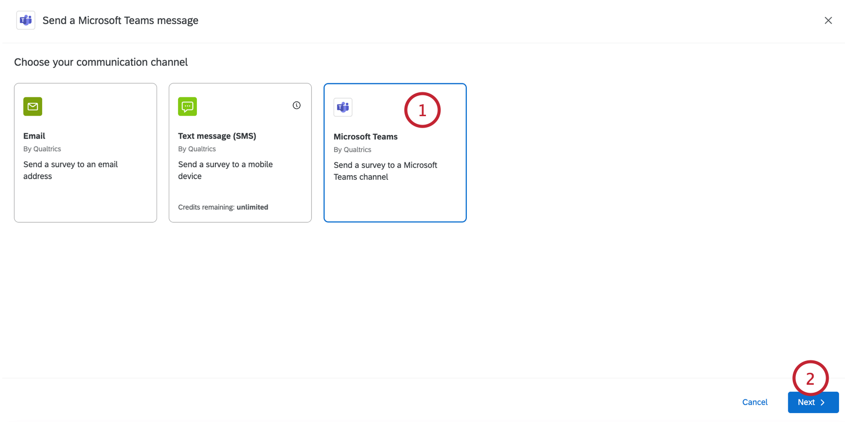 choosing microsoft teams
