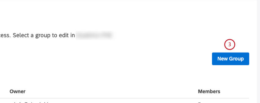 Click the New Group button to create a new group.