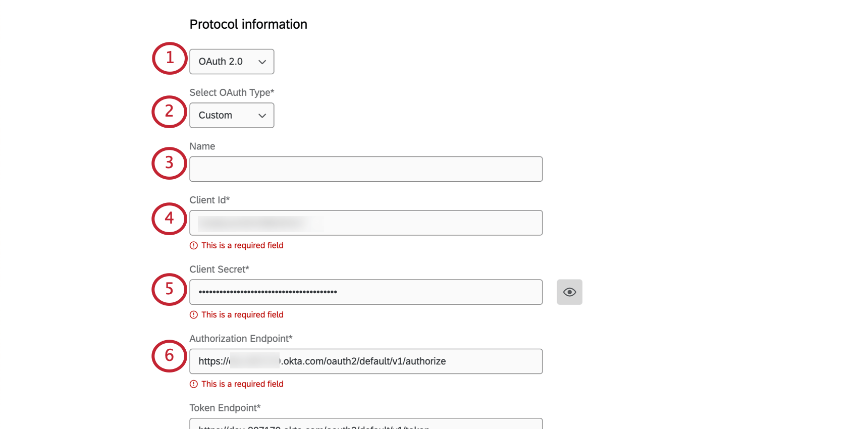 Configuring an OAuth 2.0 connection