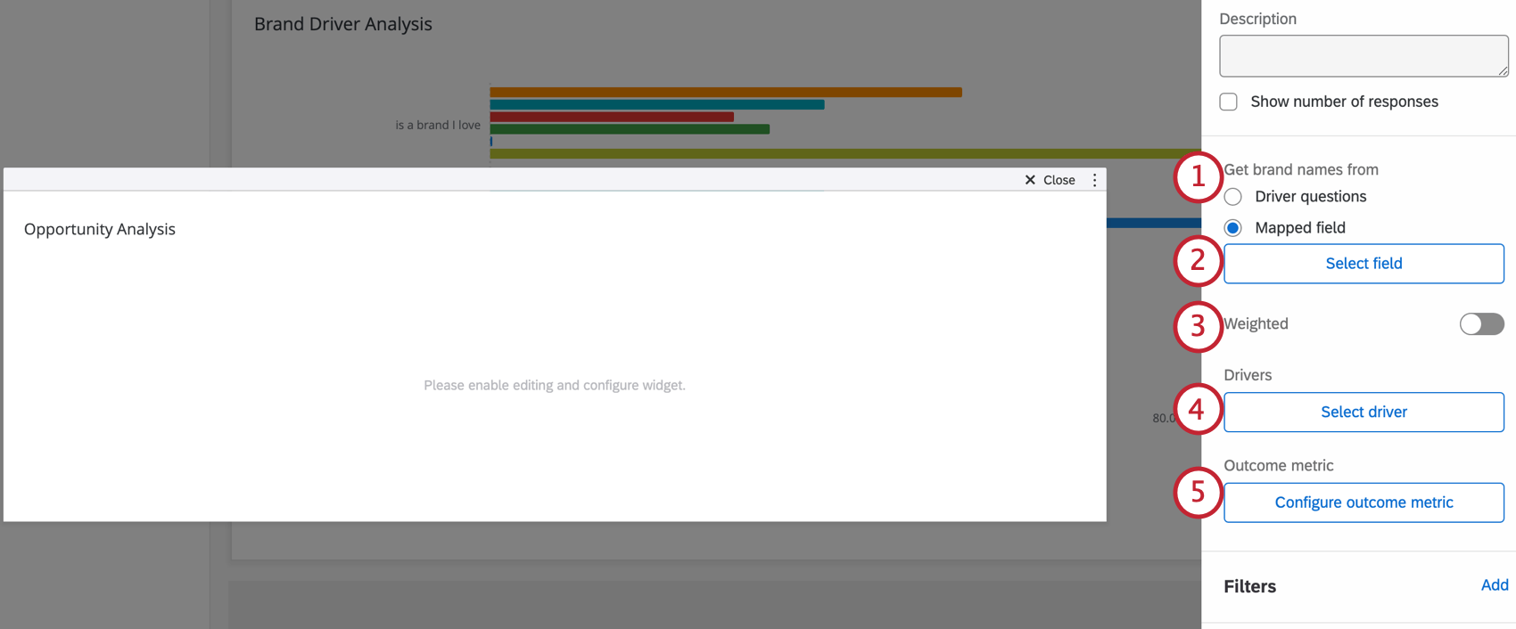 Einrichtung des Widget