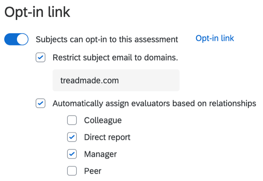 Image of opt-in link section