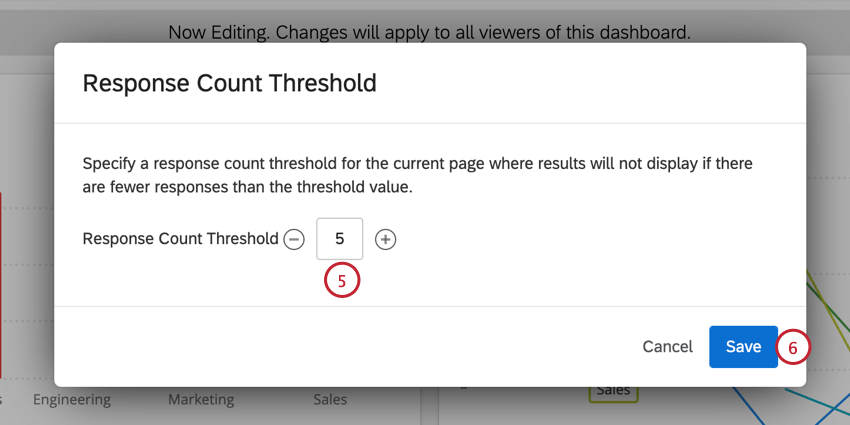 inserir um limite dashboard