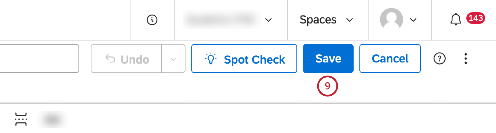 save button