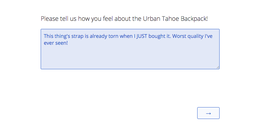 Survey as described